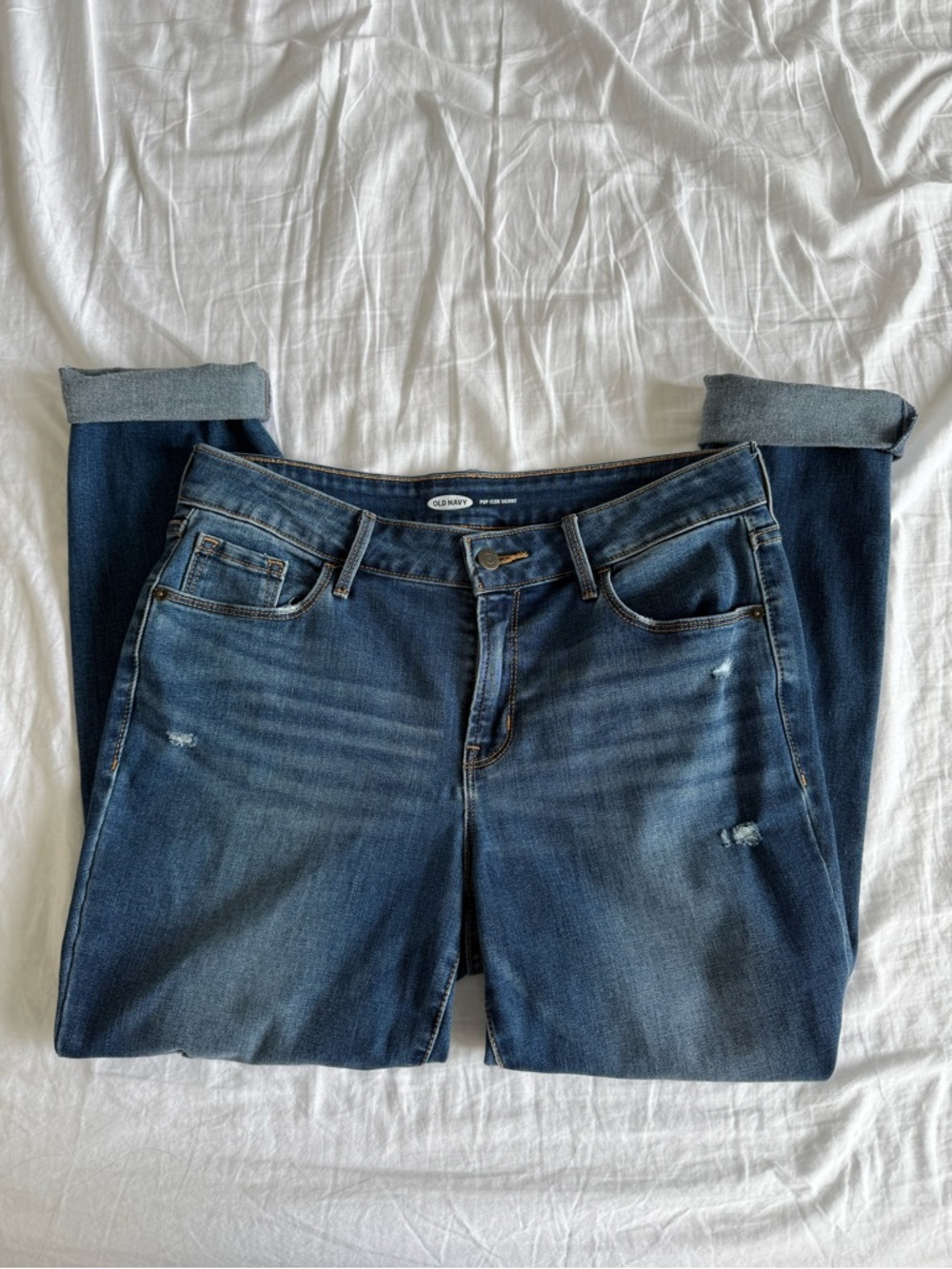 Old Navy Womens Pop Icon Skinny Jeans - 10 Short